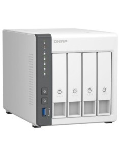 Qnap nas de 4 bahia ts-433-4g crea una nube privada personal y un centro multimedia doméstico con una npu integrada para potenc