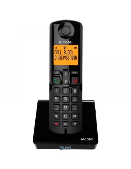 Alcatel telefono inalambrico dect s280 negro