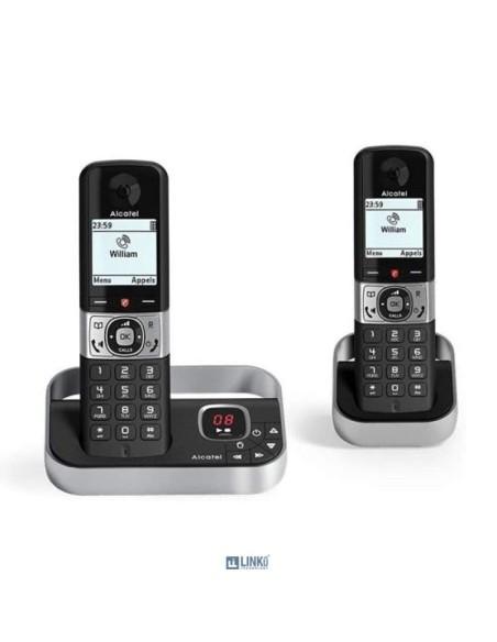 Alcatel telefono inalambrico dec f890 voice duo negro