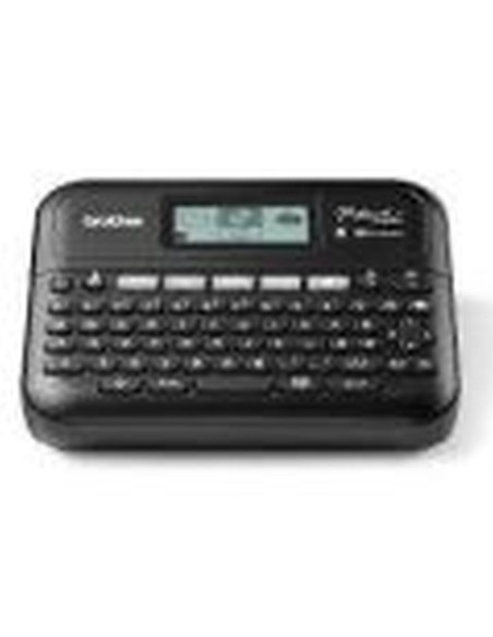 Brother rotuladora electrónica de sobremesa pt-d460btvp con teclado/ negra conexion a pc y movil