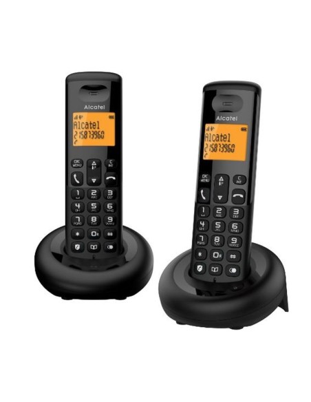 Alcatel telefono inalambrico dec e160 duo negro