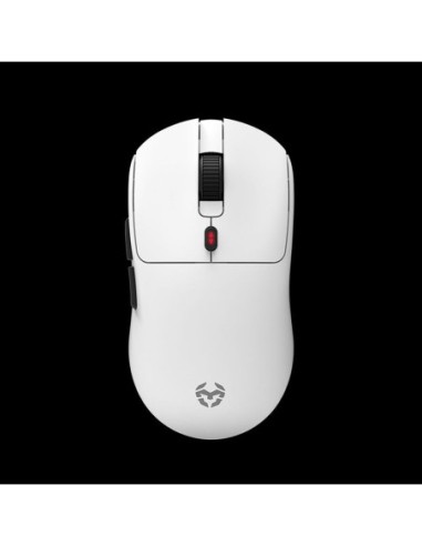 Krom raton gaming klever blanco