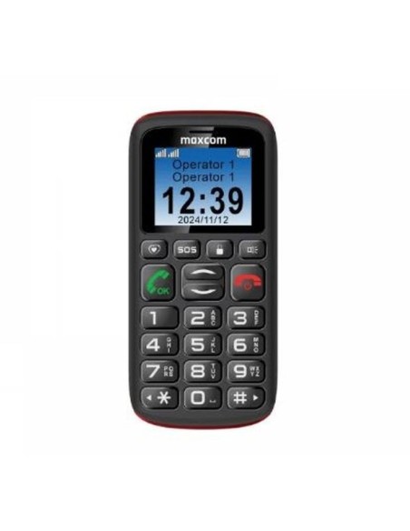 Maxcom telefono movil mm428l 1,8 2g dual senior black