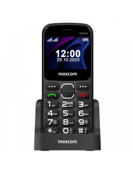 Maxcom telefono movil mm443 2,31 0,08mp 4g black