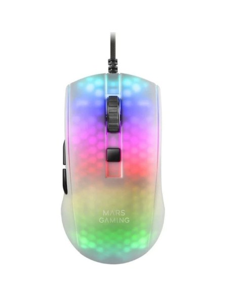 Mars gaming raton rgb mmrw blanco