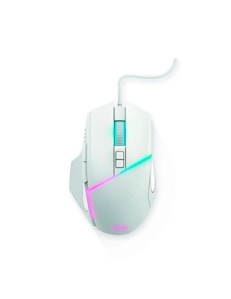 Energy sistem raton optico gaming esg m2 sniper-nija blanco 6400dpi/8 botones/usb/led rgb/xbox/ps4/pc