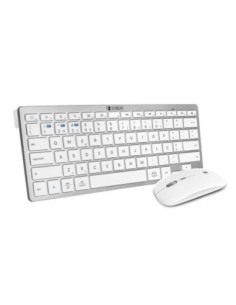 Subblim teclado con ratón bluetooth multidispositivo compacto plata