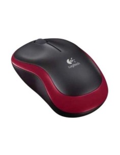 Logitech raton inalambrico m185 rojo