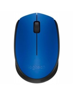 Logitech raton inalambrico m171 azul/negro