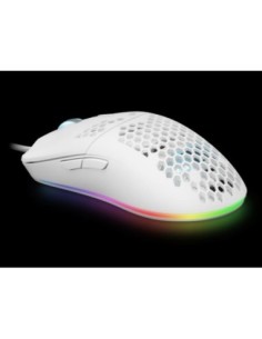 Mars gaming raton optico mmax hive white 12400dpi
