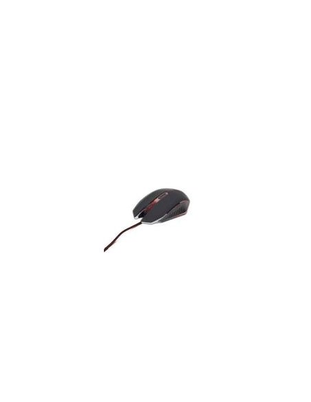 Gembird raton gaming con led rojo