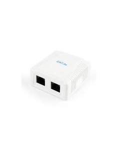 Gembird roseta de superficie 2 xrj45 utp cat5e