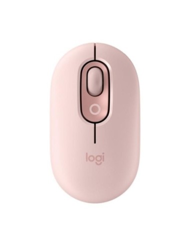 Logitech raton inalambrico pop mouse rosa