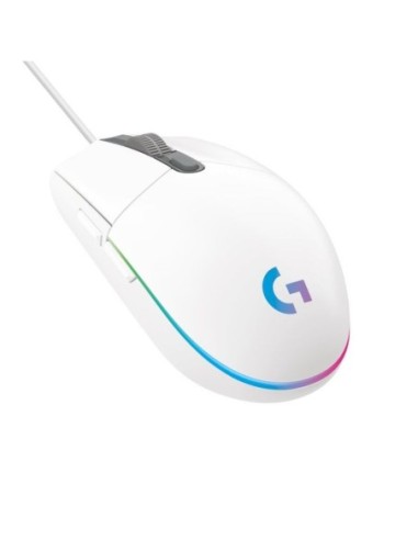 Logitech raton g203 lightsync rgb blanco