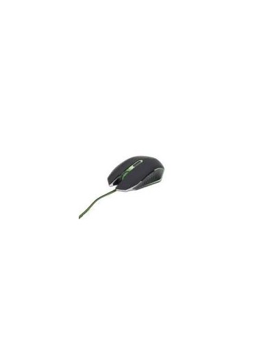 Gembird raton gaming con led verde