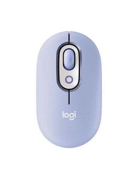 Logitech raton inalambrico pop mouse lila