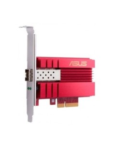 Asus tarjeta de red pci-e xg-c100f puerto sfp+ para transmisiones de fibra optica y cable dac