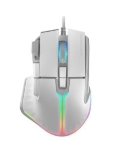 Mars gaming raton mm-xt/ hasta 12800dpi/ blanco
