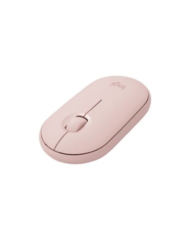 Logitech raton inalambrico pebble m350 rosa