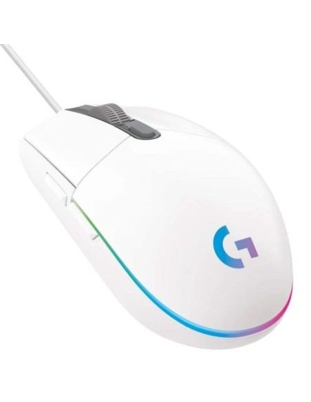 Logitech raton gaming g102 lightsync/ 8000 dpi/ blanco