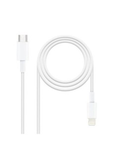 Nanocable Cable Usb-C A Lightning 0,5m Blanco