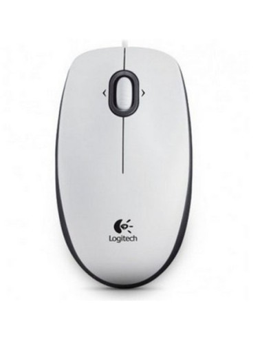 Logitech raton usb blanco b100