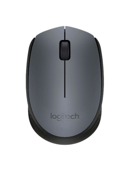 Logitech raton nano inalambrico negro-gris m170