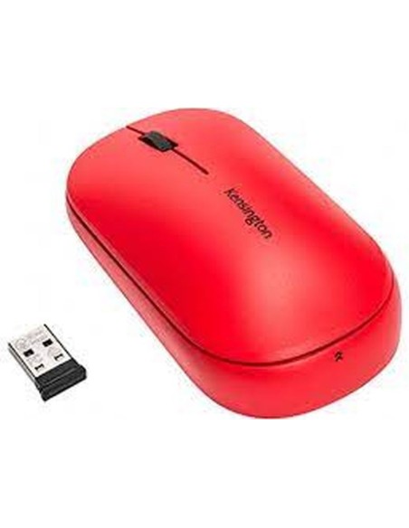 Kensington raton inalambrico dual suretrack rojo