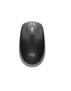 Logitech raton m190 wireless negro gris