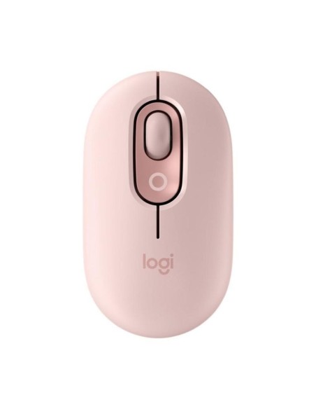 Logitech raton inalambrico pop mouse rosa