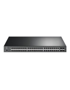 Tp-link switch jetstream gestionable gigabit l2+ de 48 puertos poe 384w con 4 ranuras sfp 2