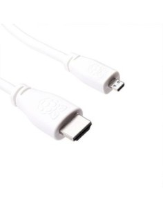 Raspberry Cable Micro Hdmi A Hdmi 1m Blanco Oficial Raspberry Pi