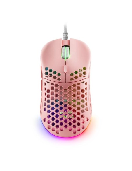 Mars gaming raton gaming rgb mm55p rosa