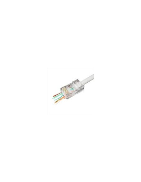 Gembird conector rj45 utp cat5 paquete 50ud pass through