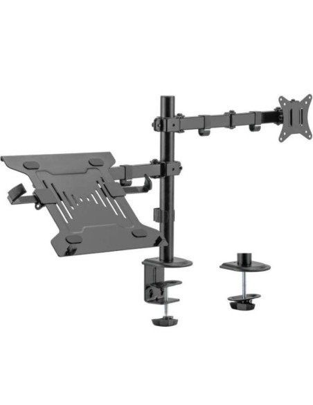 Aisens soporte de mesa para tv y portatil de 17-32 orientable/ inclinable