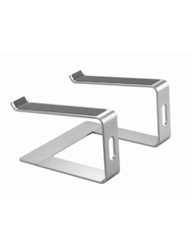 Gembird soporte elevador de mesa para portatil 5 kg plateado
