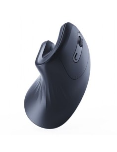 Gembird raton optico ergonomico inalambrico 6 botones negro