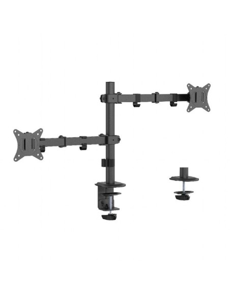 Gembird soporte brazo de monitor doble para montaje en escritorio 17-32 ma-d2-03