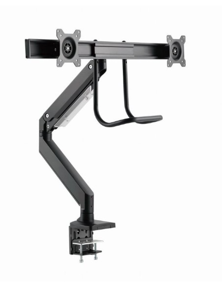 Gembird brazo de monitor ajustable de mesa para 2 monitores