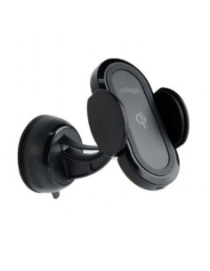 Gembird soporte ventosa de movil para coche con cargador qi