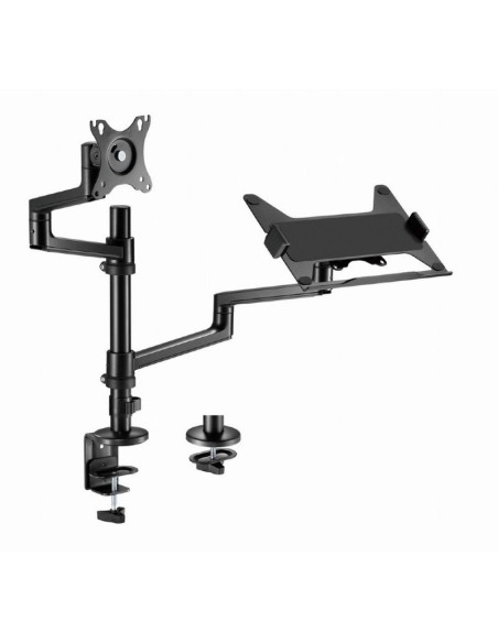 Gembird soporte brazo de monitor y bandeja de portatil ma-da-04