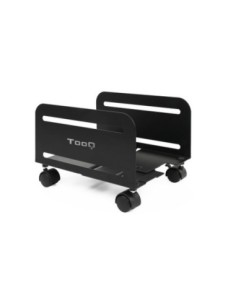 Tooq soporte metalico umcs0004-b para cpu con ruedas negro
