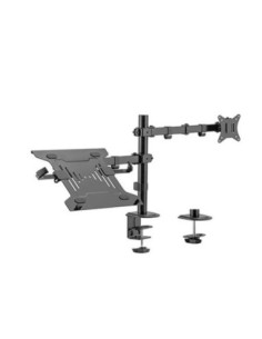 Gembird soporte mesa ajustable con brazo para monitor y bandeja para portatil