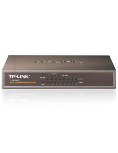 Tp-link switch de 8 puertos 10/100 poe