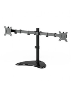 Gembird soporte de escritorio pata 2 monitores 13-32 max 8kg negro