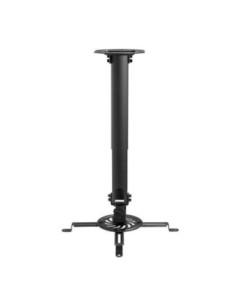 Aisens soporte de techo para proyector hasta 13,5 kg- negro giratorio- inclinable- extensible