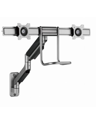 Gembird brazo de montaje de pared para 2 pantallas 17-32 hasta 8kg