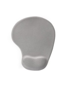 Omega alfombrilla gel con reposamuñecas gel gris