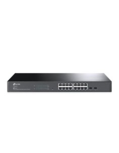 Tp-link switch gestionable 16 puertos gigabit con 2 ranuras sfp gigabit 2