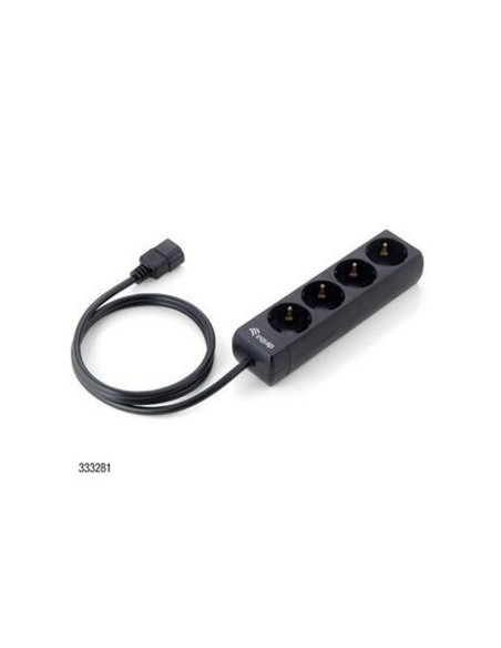 Equip regleta 4 tomas especial sais conector iec macho 1.1m